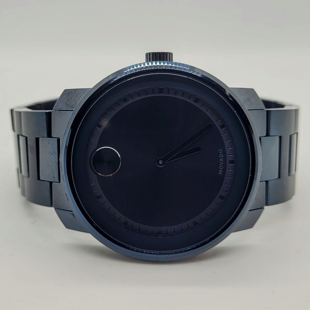 Movado Bold Quartz Men's Watch (Dark Navy) 3600296